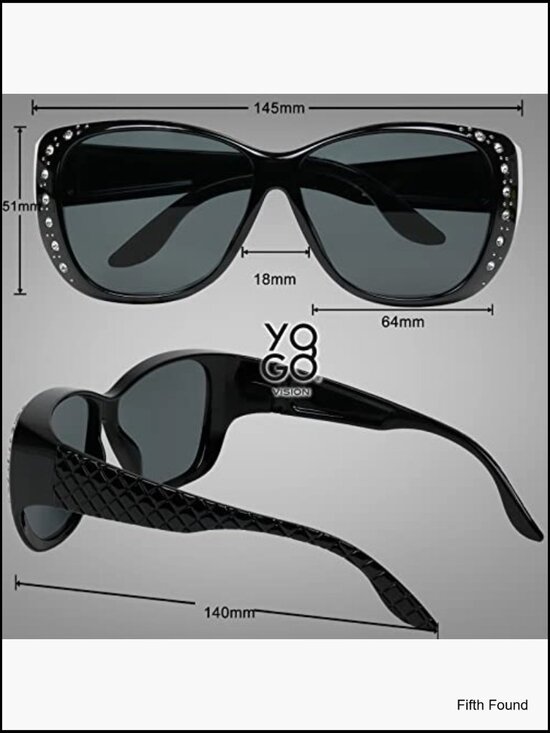 Fit Over Glasses Polarized UV Protection Sunglasses HD Vision Wrap Style